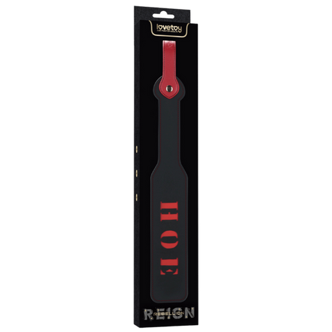 Rebellion Reign – 15 Inch PU Paddle with Cut-Out Design Paddle One Size > Bondage Gear > Paddles