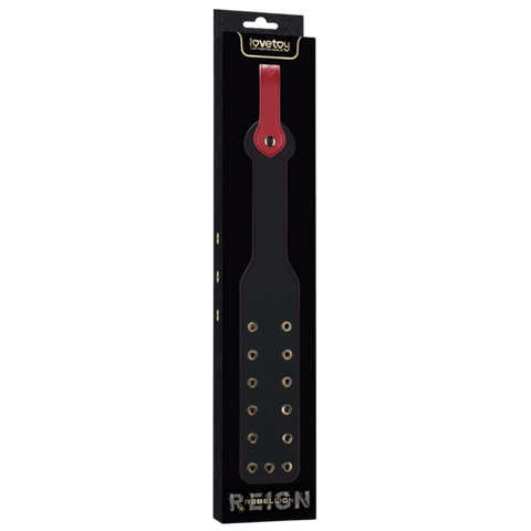 Rebellion Reign Dual-Branch Paddle – Durable PU Sensory Paddle 15 Inch One Size > Bondage Gear > Paddles