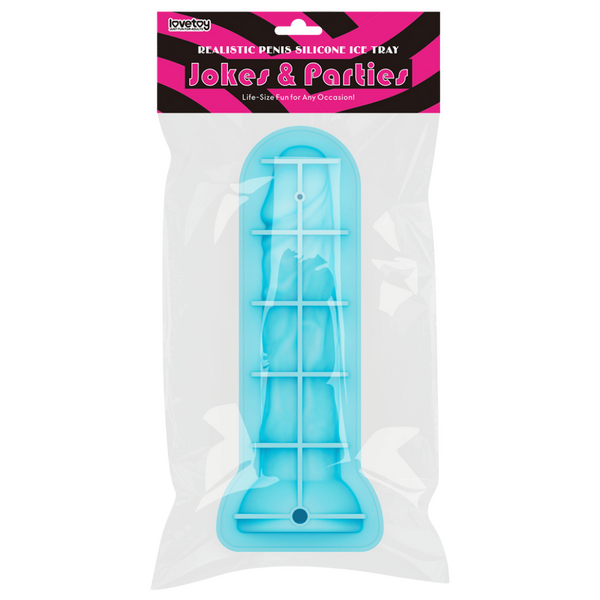Realistic Penis-Shaped Silicone Ice Tray – Flexible Food-Grade Silicone Ice Mold > Novelties > Party Supplies