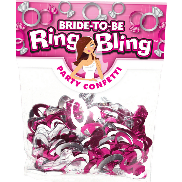 Bride To Be - Ring Bling Party Confetti – Decorative Party Confetti Secondary image