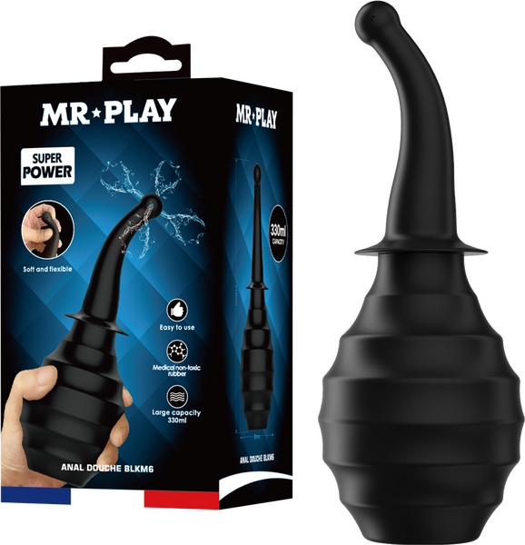 Anal Douche Black Large Capacity – Ergonomic Flexible Nozzle Anal Douche Default Title > Essentials > Douches