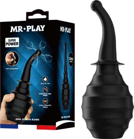 Anal Douche Black Large Capacity – Ergonomic Flexible Nozzle Anal Douche Default Title > Essentials > Douches