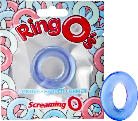RingO Pleasure Ring – Stretchy Erection-Enhancement SEBS Penis Ring Blue > Cock Ring > Single