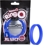 RingO Pro XL – Body-Safe Stretchy Silicone Penis Ring with Extra-Large Dimensions Blue > Cock Ring > Single