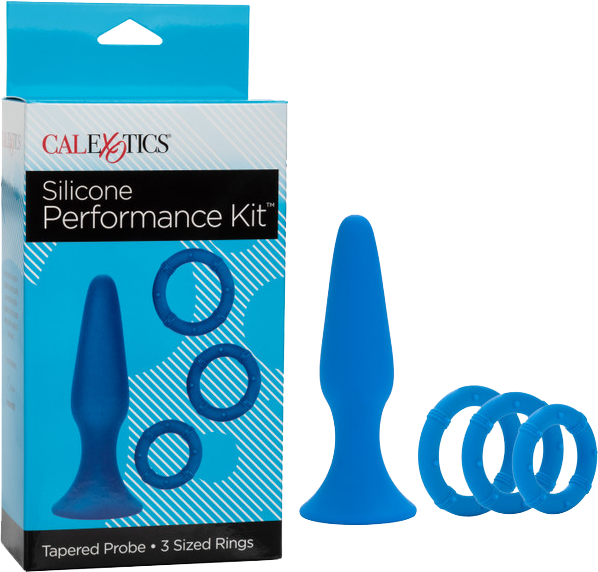Posh Silicone Performance Kit – Body-Safe Silicone Erection Rings and Anal Toy Set One Size > Anal Range > Butt Plug Kits