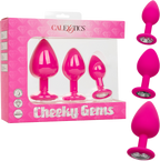 Cheeky Gems – Anal Training Kit with Three Graduated Anal Plugs Pink > Anal Range > Butt Plug Kits