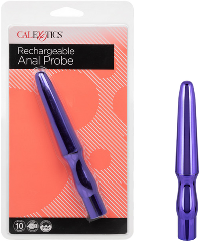 Rechargeable Tapered Anal Probe – Ultra-Powerful Slender Design with 10 Vibration Functions Purple > Anal Range > Butt Plugs