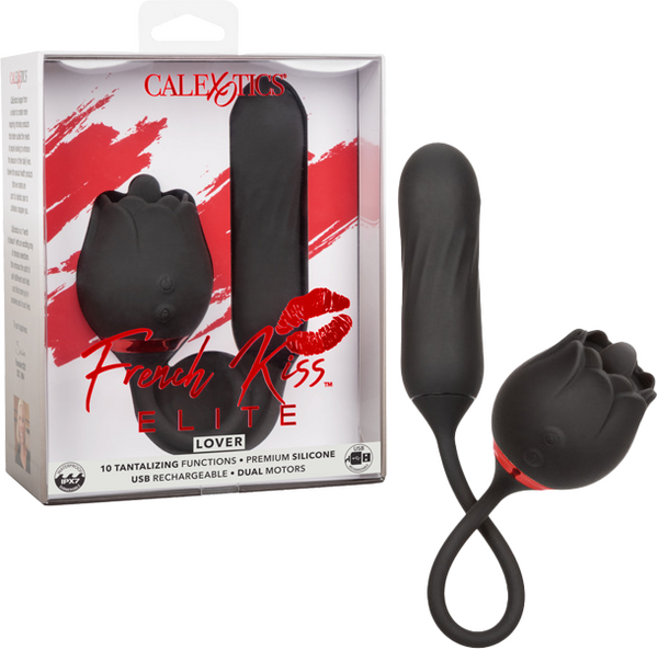 French Kiss Elite Lover – Vibrating and Rotating Bullet Teaser Vibrator with 10 Functions Default Title > Sex Toys For Ladies > Clitoral Vibrators and Stimulators