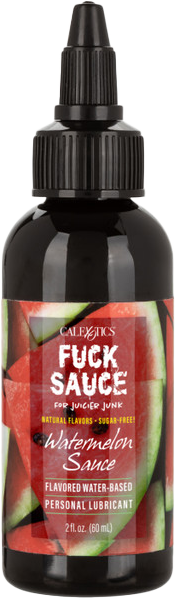 Fuck Sauce Flavored Water-Based Lubricant – 2 Fl. Oz. Strawberry | Watermelon Watermelon > Lube > Flavoured