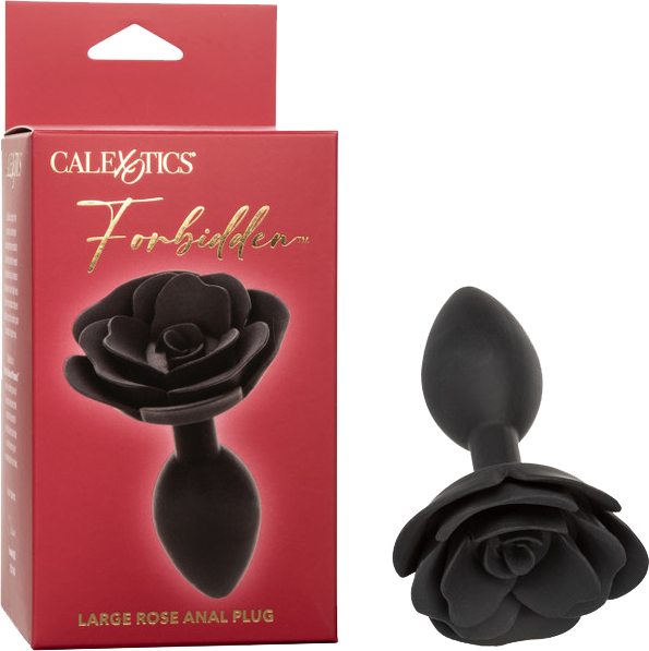 Forbidden Large Rose Anal Plug 4 Inch – Body-Safe Silicone Large Butt Plug > Anal Range > Butt Plugs