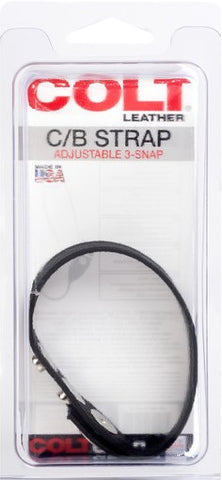 Colt Adjustable 3-Snap Leather Strap – High Quality Leather Strap Black > Clothes > Mens Leather