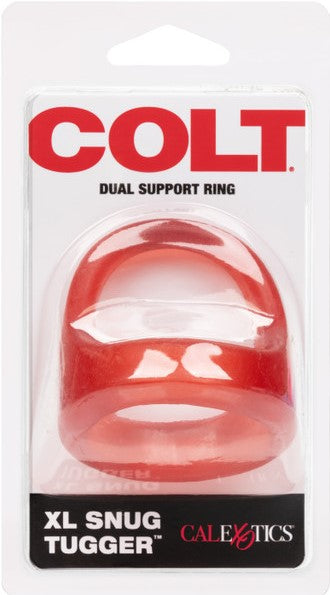 Colt XL Snug Tugger – Extra Large Male Pleasure Enhancer Ring Device Red > Cock Ring > Sling