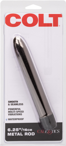 Colt Metal 6.25 Inch – Multi-Speed Silver Vibrator with Smooth Seamless Finish Silver 6.25'' > Vibrators > Standard Vibrators
