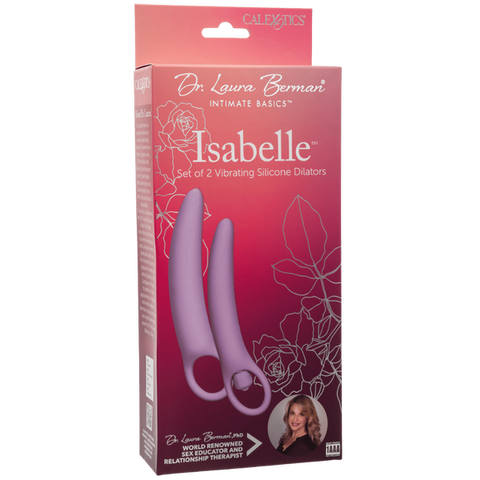 Isabelle Set of 2 Vibrating Silicone Dilators – Ergonomic Vaginal Dilators One Size > Sex Toys > Dilators