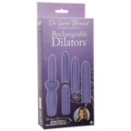 Dr. Laura Berman Dilators Set with Four Locking Sizes and Premium Silicone Textured Sleeve in Purple Purple > Sex Toys > Dilators