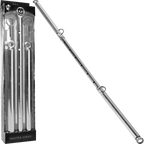 Adjustable Steel Spreader Bar – Durable Steel BDSM Accessory with Eyebolts Chrome > Bondage Gear > Restraints