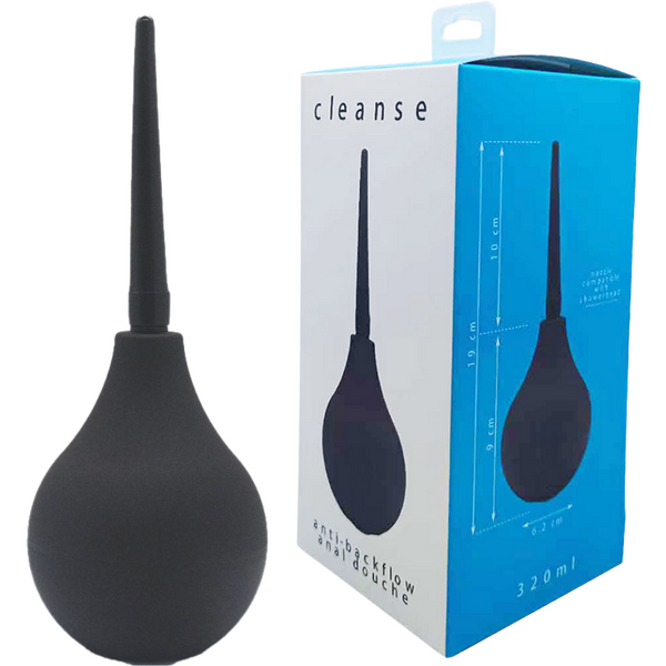 Cleanse Anti-Backflow Anal Douche Medical Grade Silicone Stainless Steel 320ml Secondary image
