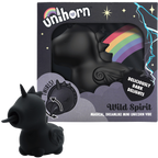 Wild Spirit The Lashing Tongue One Mini Unicorn Vibrator – Silicone, Dual-Motor, 10 Speeds Black > Vibrators > Ladies > Clitoral Vibrators and Stimulators