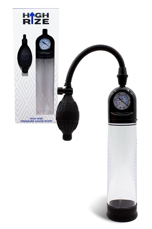 High Rize Pressure Gauge Pump – Medical Grade Silicone Penis Pump 20cm > Pumps > Penis Pumps