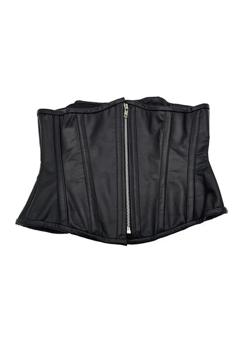 Rouge Leather Corset in Black Size Large Extra Large > Clothes > Accessories
