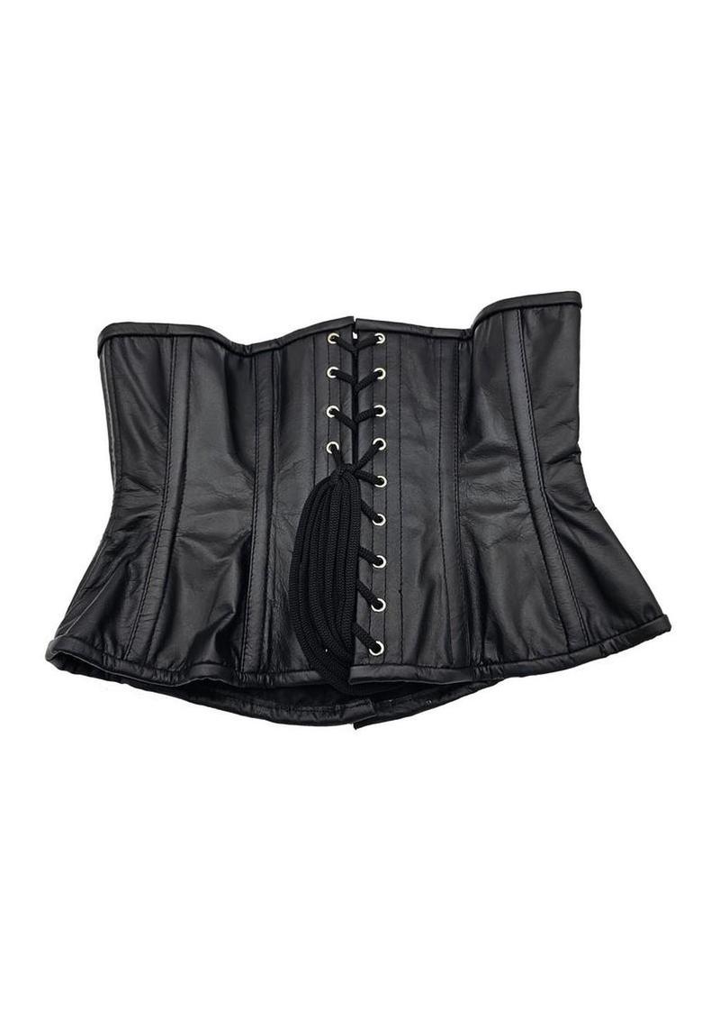 Rouge Leather Corset in Black Size Large Extra Large > Clothes > Accessories