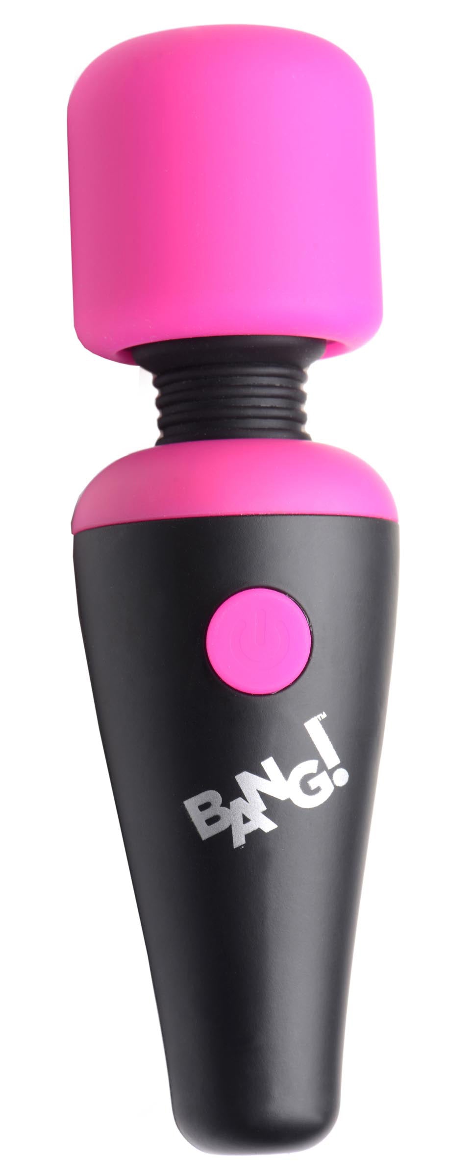 Bang 10X Vibrating Mini Silicone Wand Pink with Flexible Neck and Rechargeable USB > Sex Toys For Ladies > Wand Massagers and Attachments