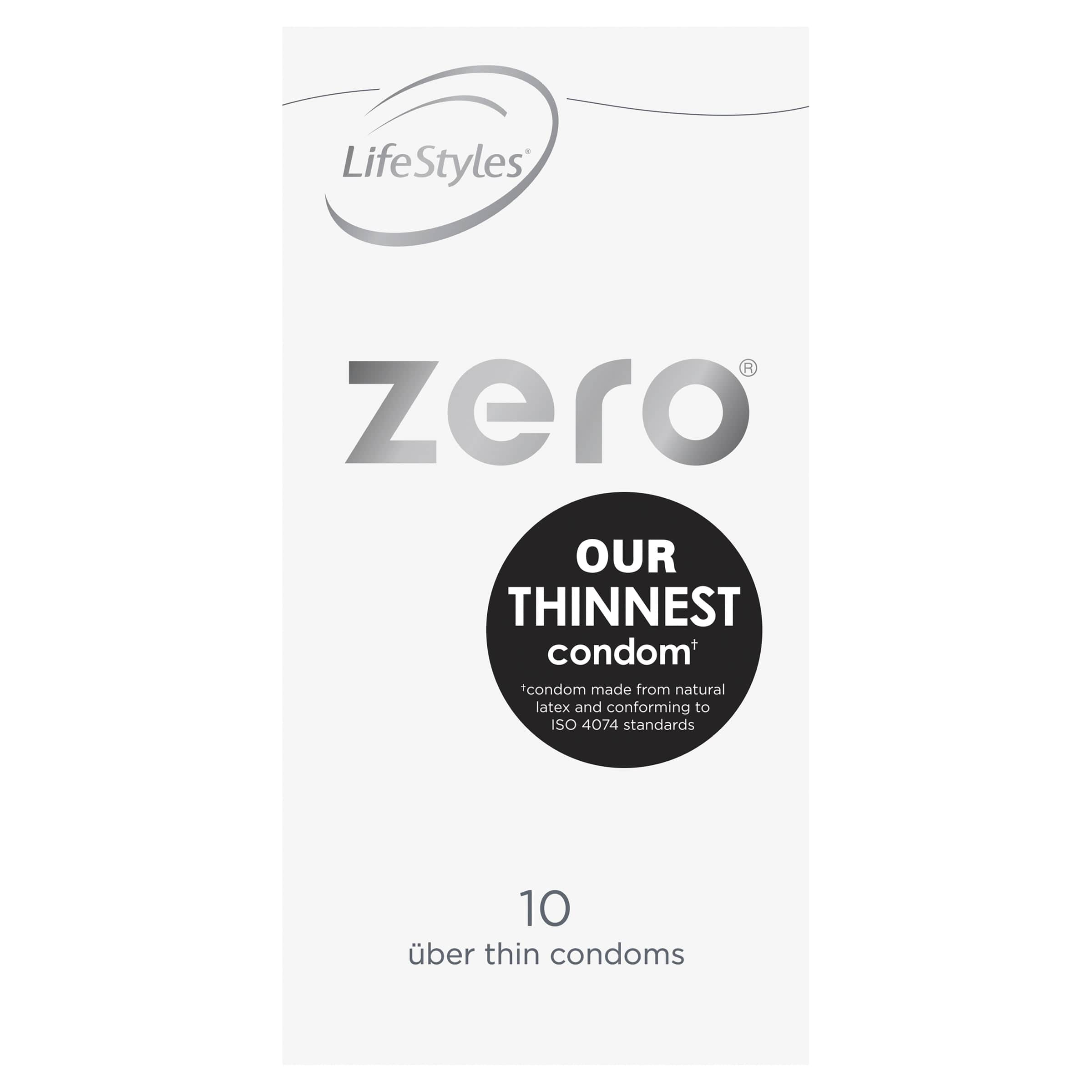 LifeStyles Lotions & Potions LifeStyles Zero 10 Condoms 9352417000038