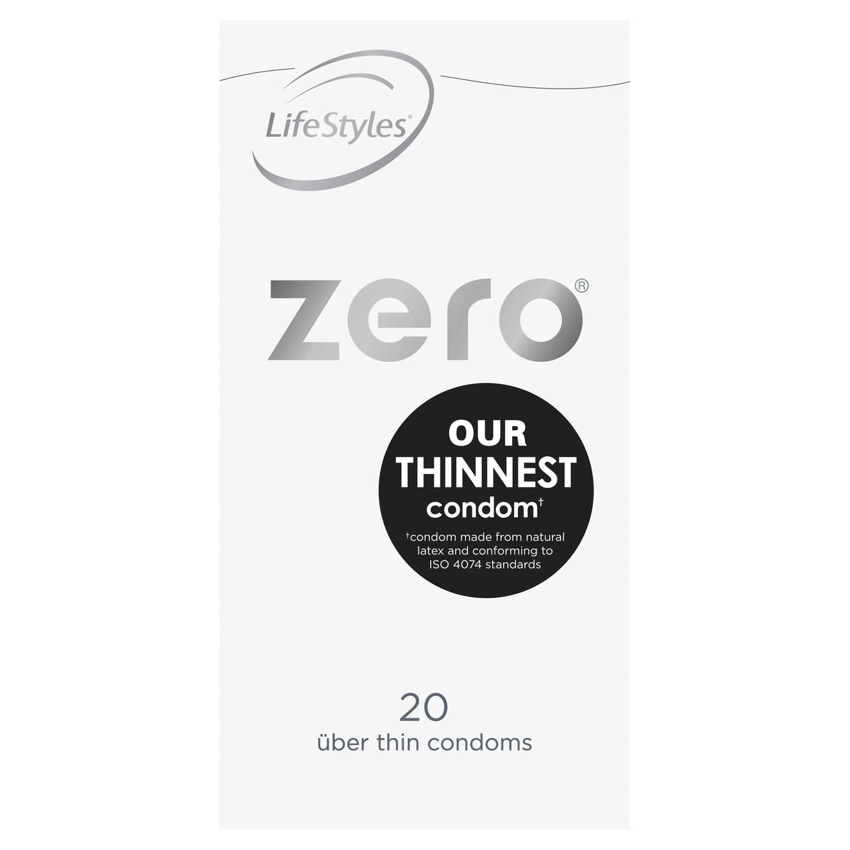 LifeStyles Lotions & Potions LifeStyles Zero 20 Condoms 9352417000045