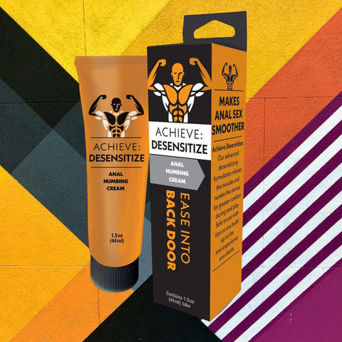 Achieve: Desensitize Cream 2oz for Enhanced Pleasure Anal Lubricant