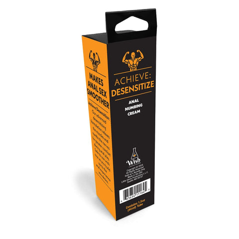 Achieve: Desensitize Cream 2oz for Enhanced Pleasure Anal Lubricant