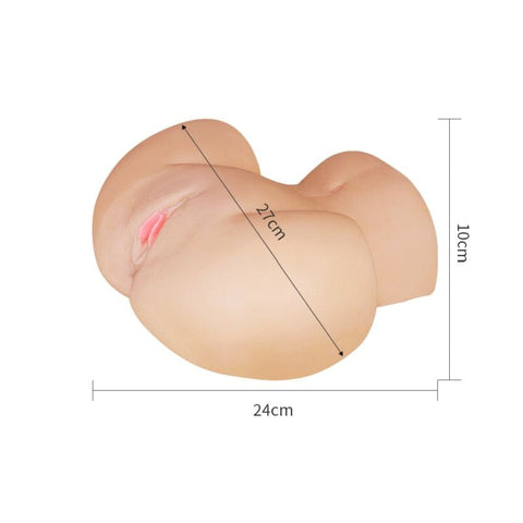 Feel Me Bare Spread Pussy and Ass Realistic Male Masturbator Assturbators