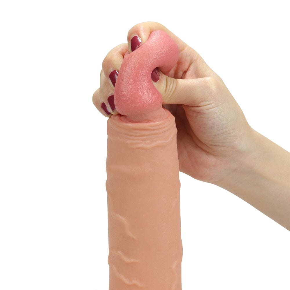 Hollow Big 8.5 Inch Strap-On (Flesh) – Silicone Hollow Dildo Strap-On > Dildos > Hollow Strap Ons