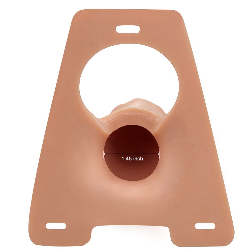 Hollow Big 8.5 Inch Strap-On (Flesh) – Silicone Hollow Dildo Strap-On > Dildos > Hollow Strap Ons