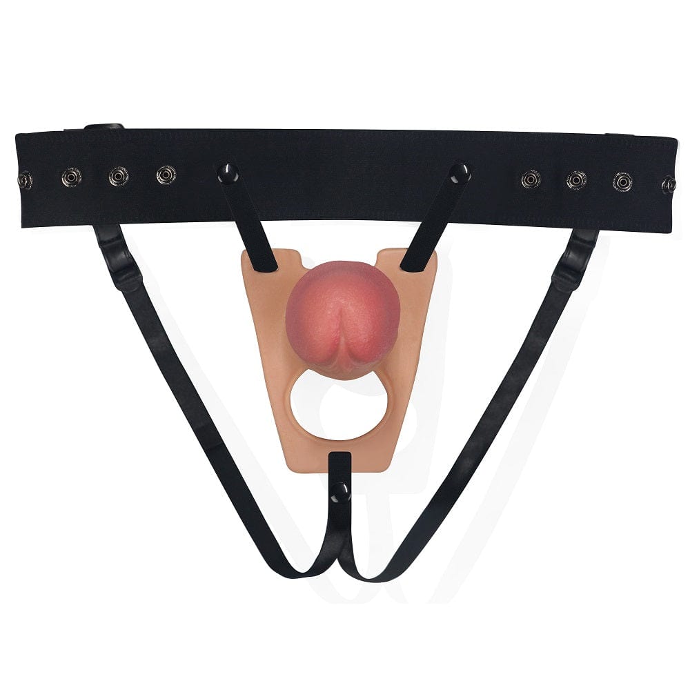 Hollow Big 8.5 Inch Strap-On (Flesh) – Silicone Hollow Dildo Strap-On > Dildos > Hollow Strap Ons