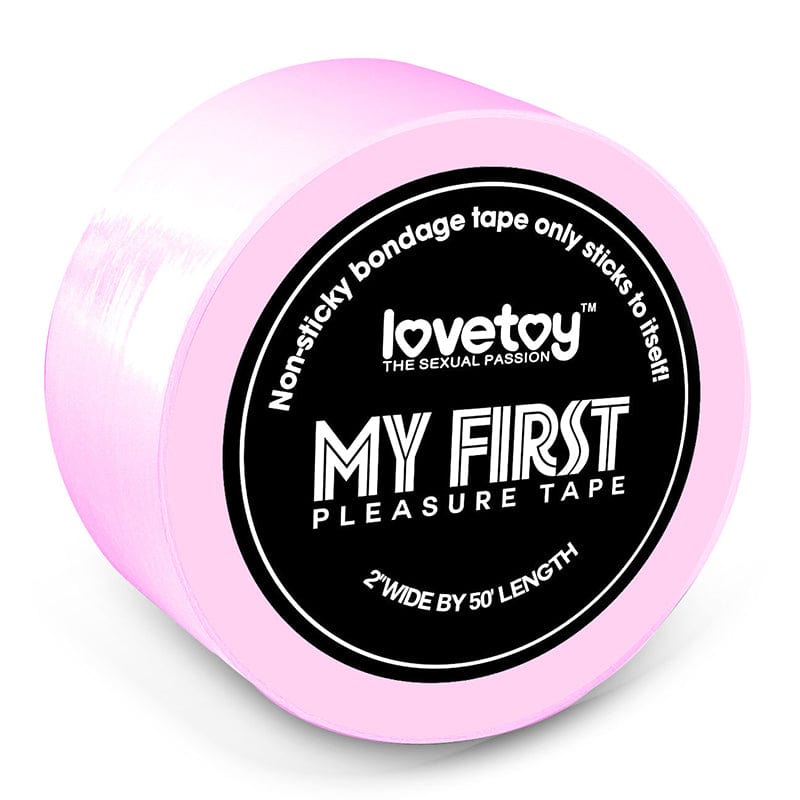 My First Non Sticky Bondage Tape Pink 2 Inches Wide 50 Feet Long Pink Tape