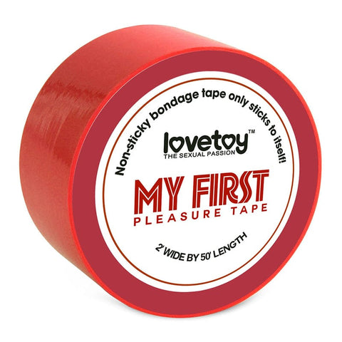 My First Non-Sticky Bondage Tape Red Adult Sex Toy for Beginners Tape
