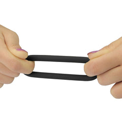 Lovetoy COCK RINGS Black Power Plus Soft Silicone Snug Ring -  Cock Rings - Set of 3 Sizes 6970260906678