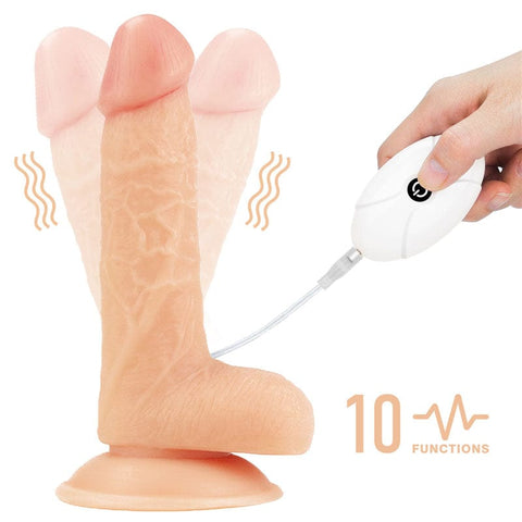 Ingen Vibrating Easy Strap-On Set 17.8 Centimeter 7 Inch Realistic Vibrating Strap-On STRAP-ONS