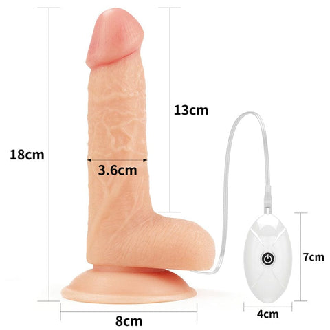 Ingen Vibrating Easy Strap-On Set 17.8 Centimeter 7 Inch Realistic Vibrating Strap-On STRAP-ONS