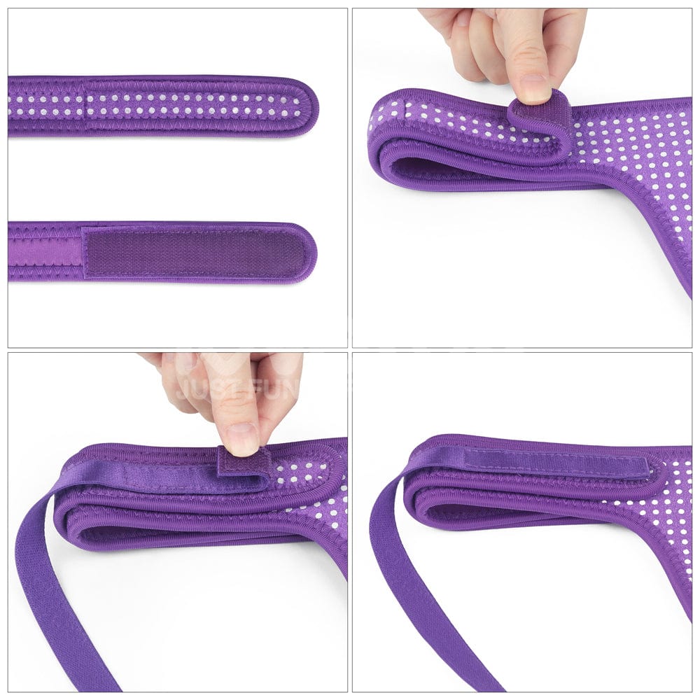 Easy Strap On Harness Polka Dot Purple > Dildos > Strap On Harnesses