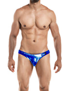Cut 4 Men Low Rise Bikini Brief Blue Extra Large > Clothes > Mens Briefs