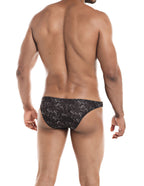 Cut 4 Men Low Rise Bikini Dollar Print Small Black > Clothes > Mens Briefs