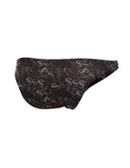 Cut 4 Men Low Rise Bikini Dollar Print Small Black > Clothes > Mens Briefs