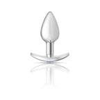 Cheeky Charms Silver Anchor Butt Plug with Clear and Pink Jewel > Anal Range > Jewel Butt Plugs