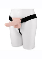 Lux Fetish 6 Inch Strap-On With Balls in Light Skin Tone > Dildos > Strap On Harnesses