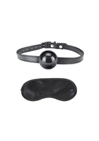 Lux Fetish Black Silicone Ball Gag Fully Adjustable Size > Bondage Gear > Gags and Bits