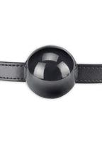 Lux Fetish Black Silicone Ball Gag Fully Adjustable Size > Bondage Gear > Gags and Bits