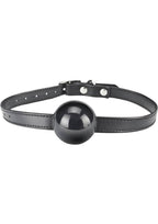 Lux Fetish Black Silicone Ball Gag Fully Adjustable Size > Bondage Gear > Gags and Bits