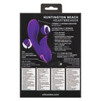 California Dreaming Huntington Beach Heartbreaker Purple Silicone Massager with Dual Motors and 10 Suction Functions > Sex Toys For Ladies > Air Pulsation