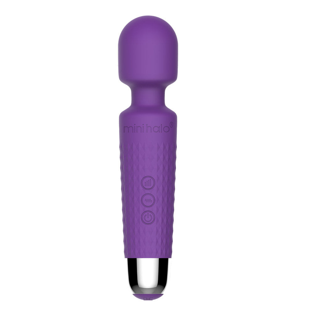 Mini Halo Wireless Wand Massager with 20 Speeds Purple > Sex Toys > Mini Massagers Main image